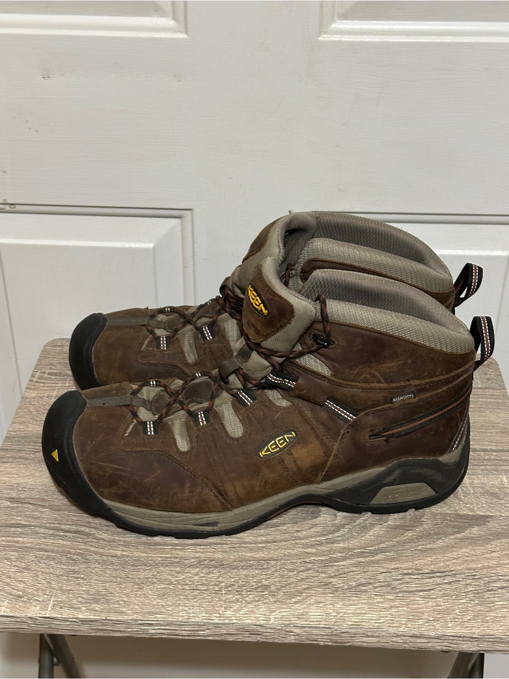 KEEN Utility Soft Toe Work Boots ASTM F2892-18 EH Mens 17EE Waterproof USA Made